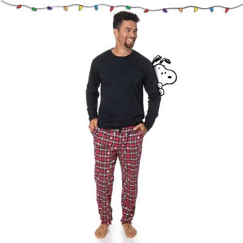 Pigiama uomo cotone snoopy - uomo,