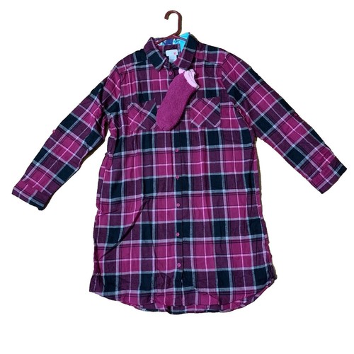 Abito flanella rosa vintage - abito,